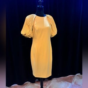 Calvin Klein puff sleeve dress